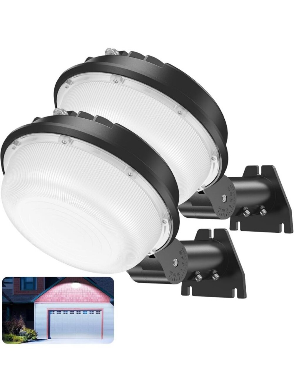 150W LED Barn Light - Dusk to Dawn, 21000LM Bright Outdoor Yard Lighting